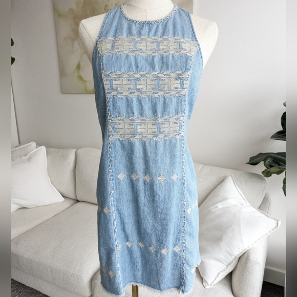 Free People Cotton Embroidered Dress - Picture 11 of 12